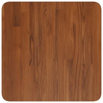 Tablero De Mesa | Tablero Escritorio Cuadrada Madera Roble Marrón Oscuro 40x40x4 Cm