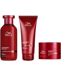 wella professionals care ultimate repair shampoo conditioner and mask bundle