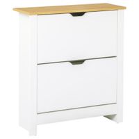 mueble zapatero 72x26x80 cm blanco