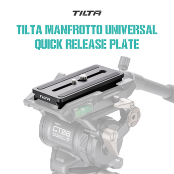Accesorios para trípodes TILTA Manfrotto placa de liberación rápida Universal placa de liberación rápida trípode Cine serie TA-UQRP-MF