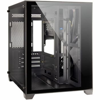 Caja PC Inter-Tech C-501 Aspect Midi Tower Negro micro ATX Mini-ITX