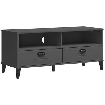 Mueble Para Tv Viken Madera De Ingeniería Gris Antracita Vidaxl