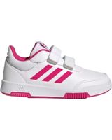de adidas adidas tensaur adgw6451 - zapatillas blancas con cierre adherente y detalles fucsia bcors