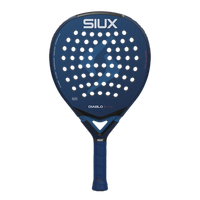 siux - pala de padel diablo elite 2026 azul polivalente forma redonda - versatilidad y control