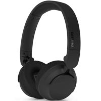 auriculares philips tah4500bk inalambricos bluetooth con cancelacion de ruido microfono y bateria extraible negros