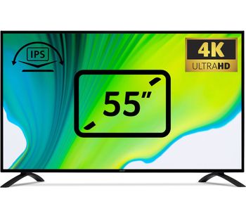EB550K Ultra HD 55? IPS Monitor - Black, Black