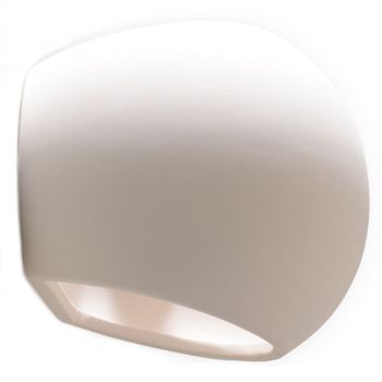 Lámpara de pared blanco cerámica alt. 15 cm