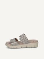 caprice mule white made of leather without heel size 39