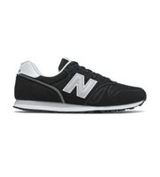 new balance para hombre ml373v2 zapatillas de piel 373v2 negro 44 plano cordones casual