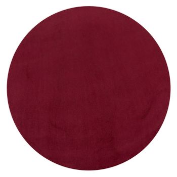 Alfombra Calissa rojo 120 cm redondo