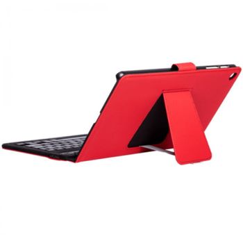 SilverHT Funda Roja con Teclado Bluetooth para Samsung TAB A7 10.4