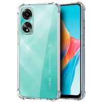 cool carcasa antishock transparente para oppo a78 4g