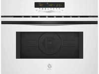 horno compacto con microondas- balay 3cw5179b3 serie cristal multifuncion aqualisis 44 l funcion aire caliente control deslizante 60 cm blanco