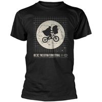 et the extra-terrestrial camiseta arcade revival para hombre