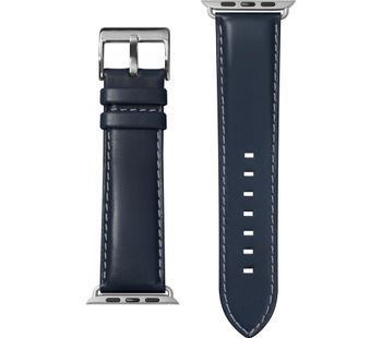 LAUT Apple Watch 42 / 44 mm Oxford Leather Loop Strap - Indigo, Small, Indigo
