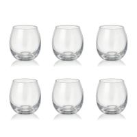 vasos de agua bajos 380ml peony - set de 6