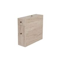 mueble bajo de madera calencia - 20 x 60 x 55 cm - beige