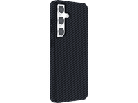 funda movil - isy isc 3740 samsung galaxy s24 fibra de carbono negro