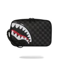 neceser sprayground sharks in paris balloon black toiletry brick
