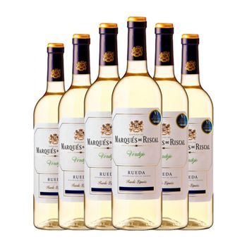 Marqués De Riscal Vino Blanco Rueda 75 Cl 12.5% Vol. (pack De 6 Unidades)