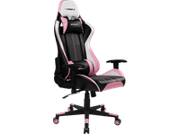 silla gaming - drift dr175 2d regulable en altura y anchura poliuretano 150kg giratorio negro rosa