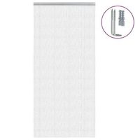 mosquitera de cadena para puerta aluminio 100x200 cm vidaxl