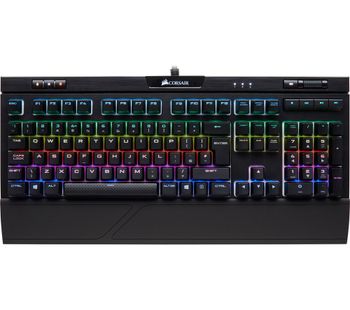 CORSAIR STRAFE RGB MK.2 Mechanical Gaming Keyboard - Red Switches, Red