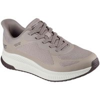 skechers zapatos baskets bobs sport squad en taupe para hombre