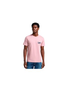 Camiseta Lee Medium Wobbly Lee Hombre Soft Mauve