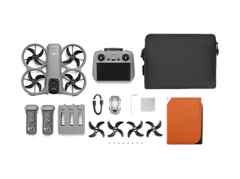 Dron - DJI Avata 360 Fly More Combo (RC 2) , 64 MP, 23min Autonomía, Visión 360°, Vídeo HDR en 8K/60 fps, Detección Obstáculos Omnidireccional, Gris