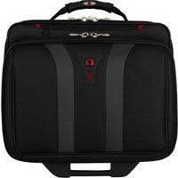 wenger granada 17 laptop case - black  grey black