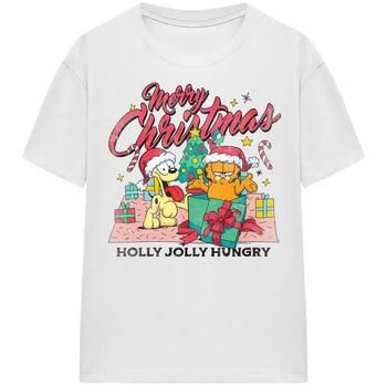 Garfield Tops y Camisetas Merry Christmas para mujer