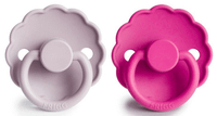 frigg chupetes silicona daisy lilafucsia 0m 2 uds