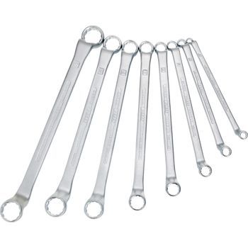 Hazet 630/8 Juego De Llaves De Estrella De Dos Bocas ∙ Perfil De Tracción Hexagonal Doble Exterior ∙ 6 X 7 – 21 X 22 ∙ Número De Herramientas: 8