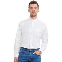 russell collection camisa manga larga j932m para hombre