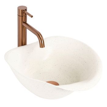 Lavabo Sobre Encimera Hm-34b Beige Handmade Art