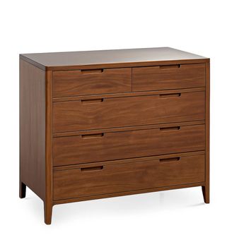 Cómoda de madera marrón anch. 110 cm