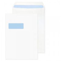 value pocket ss window c4 324x229mm 90gsm white pk250