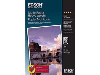 Papel fotográfico - Epson C13S041256, 167 g/m², A4, Blanco