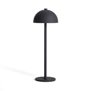 Ledkia Lámpara de Mesa LED Portátil con Batería USB Recargable Kael Negro