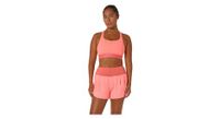 sujetador asics road compression coral  mujer