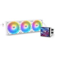 refrigeracion liquida thermaltake magfloe 420 ultra argb 420mm 3 ventiladores display tft argb blanco