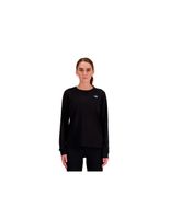 camiseta new balance sport essentials long mujer bk