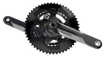Platos y bielas quarq con medidor de potencia dzero dub manivela 52 36 dientes