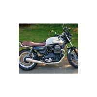 silenciador de escape moto guzzi v 7 ie iii mistral conico par corto