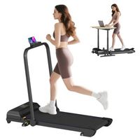 cinta de correr electrica plegable 2 en 1 pantalla led a90-367v90bk welltin negro