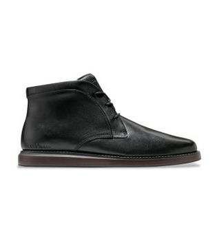 Cole Haan para hombre. C45041 Botines de Piel Grand Neoclassic Flexcraft Chukka negro (43), Plano, Cordones, Casual