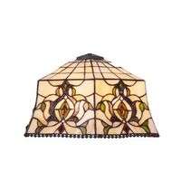pantalla tiffany suelta serie hexa d-40cm