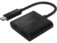 cable adaptador - belkin avc002btbk cargador de usb-c a hdmi compatible con apple negro