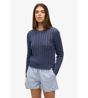 superdry para mujer w6110685a jersey essential slim azul s casual acrilico